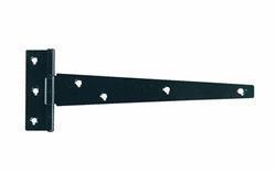 Tee Hinges 350mm Black 2 Pack