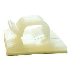Self Adhesive Natural Cable Clips (5mm Max Cable) (x10)