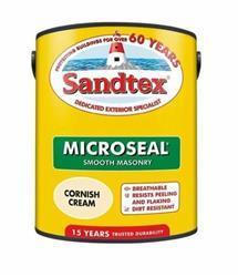 Sandtex Smooth Masonry Cornish Cream 5L