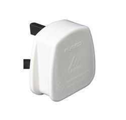Securlec 3 Pin BS Plug White 13Amp 250V
