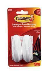 Command Medium Oval Designer Hooks 17081