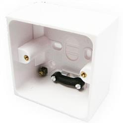Dencon Single Gang Box (inside 41mm, outside 44mm) with Eart