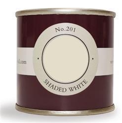 Farrow and Ball 100ml Sample Pot Shaded White No. 201