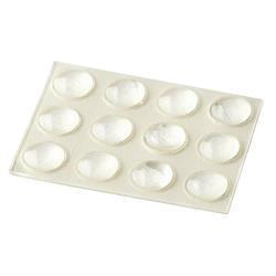 Clear Door Buffers Self Adhesive 10mm (x12)