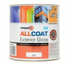Zinsser Allcoat Exterior Gloss White 1L