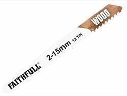 Faithfull Wood Jigsaw Blades Pack of 5 T119B