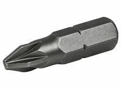 Faithfull Pozi Screwdriver Bits PZ1 x 25mm (Pack 3)