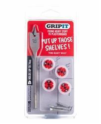 Gripit Shelf Kit Clam Pack