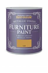 Rustoleum Metallic Furniture Paint Gold 125ml